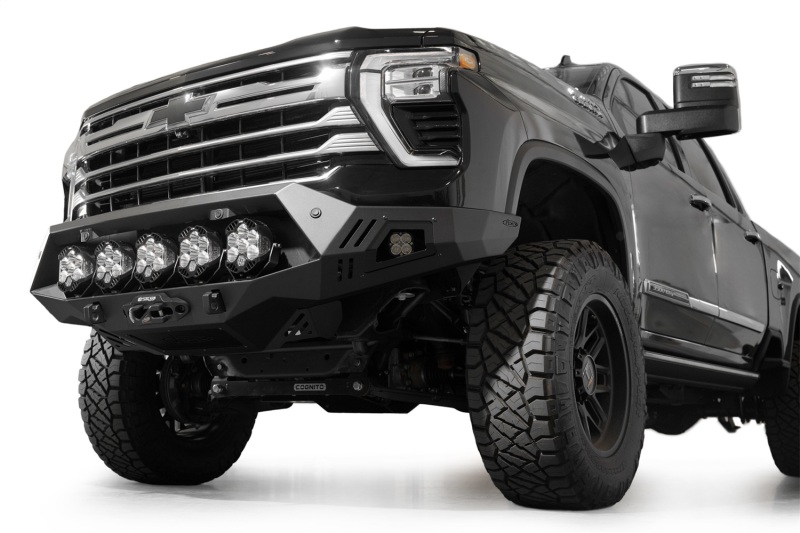 Chevrolet Silverado 2500 Front Bumper - Addictive Desert Designs - Bomber HD - Hammer Black - `24-`27